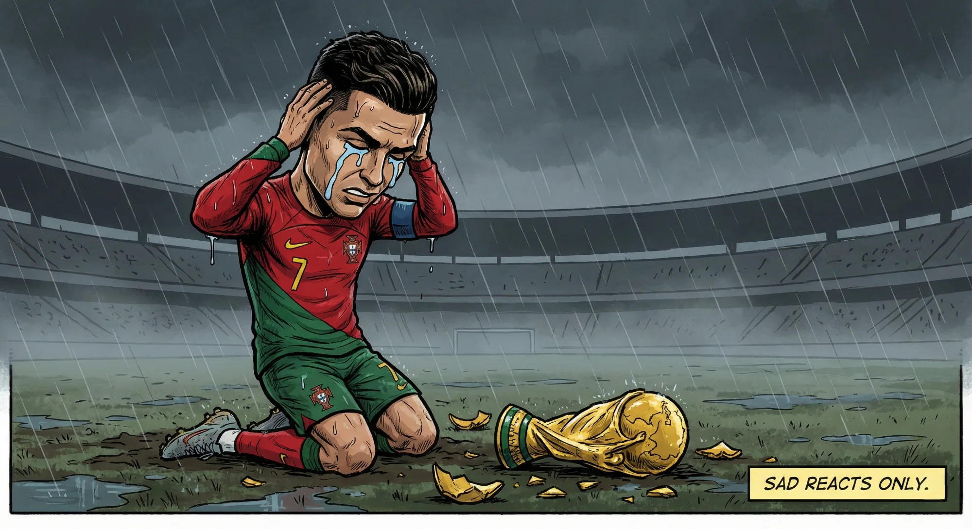 CR7 crying